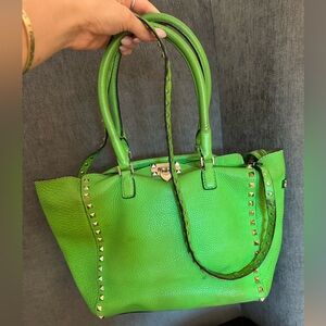 Valentino Rockstudded Shoulder Bag